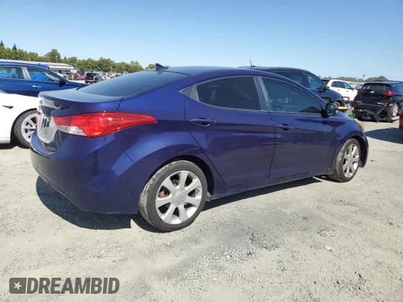 ✅ 2013 Hyundai Elantra GLS • VIN: 5NPDH4AE1DH380616 • Lot: 66352385. Listed on Copart with 162,201 mi. Free auction sales archive from the USA and detailed vehicle history report at DreamBid. Image 3.