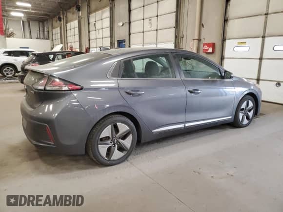 2020 Hyundai Ioniq SEL z VIN KMHC85LC7LU207471, wystawiony jako Copart lot #77454154 z przebiegiem 62 476 mil mil oraz Szkoda całkowita • Salvage title. Historia ofert i sprzedaży dostępna na DreamBid. Obrazek 3.