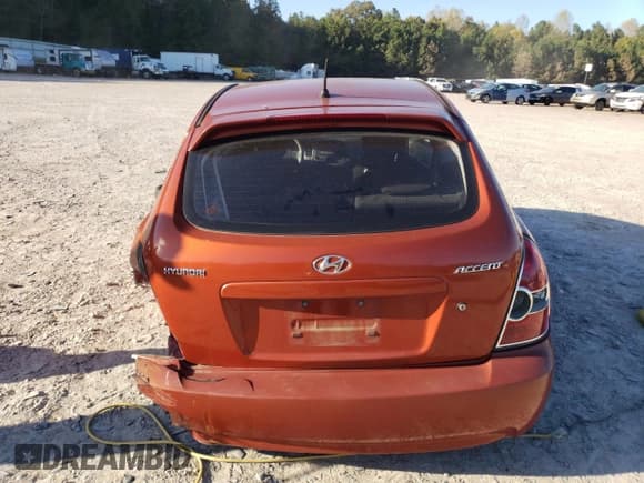 ✅ 2008 Hyundai Accent GS • VIN: KMHCM36C78U060183 • Lot: 82669875. Listed on Copart with Not provided. Free auction sales archive from the USA and detailed vehicle history report at DreamBid. Image 6.