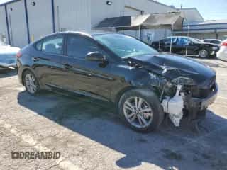2018 Hyundai Elantra SEL z VIN KMHD84LF9JU520513, wystawiony jako Copart lot #85907915 z przebiegiem 54 958 mil mil oraz Szkoda całkowita • Salvage title. Historia ofert i sprzedaży dostępna na DreamBid. Obrazek 4.