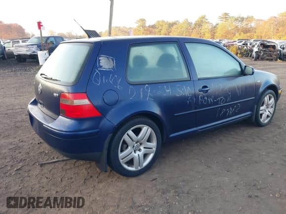 ✅ 2002 Volkswagen Golf GTI • VIN: 9BWDE61J524008111 • Лот: 40754934. Опубликован ранее на IAAI с пробегом 207 682 миль. Бесплатный доступ к архиву аукционных продаж из США и подробный отчёт об истории автомобиля на DreamBid. Изображение 4.