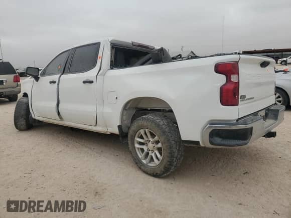 2022 Chevrolet Silverado 1500 Work Truck z VIN 3GCUDAED0NG511945, wystawiony jako Copart lot #42146345 z przebiegiem Nie podano mil oraz Nie do naprawy • Non repairable. Historia ofert i sprzedaży dostępna na DreamBid. Obrazek 2.