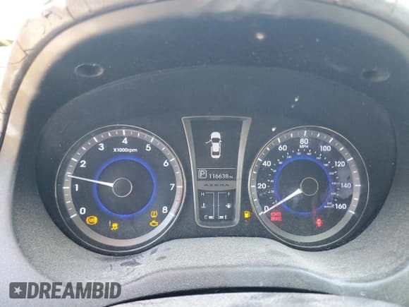 ✅ 2012 Hyundai Azera • VIN: KMHFG4JG0CA163959 • Лот: 91183115. Опубликован ранее на Copart с пробегом 116 638 миль. Бесплатный доступ к архиву аукционных продаж из США и подробный отчёт об истории автомобиля на DreamBid. Изображение 9.