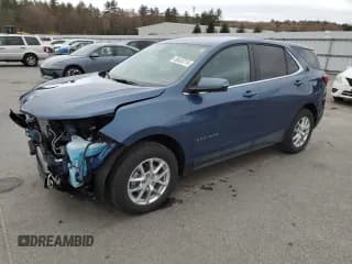✅ 2024 Chevrolet Equinox LT • VIN: 3GNAXUEG4RL150004 • Lot: 89532275. Listed on Copart with 11,244 mi. Free auction sales archive from the USA and detailed vehicle history report at DreamBid. Image 1.