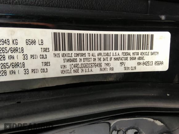 ✅ 2013 Dodge Durango Crew • VIN: 1C4RDJDG6DC676496 • Lot: 43595335. Wystawiony na IAAI z przebiegiem 199 461 mil. Bezpłatny archiwum sprzedaży aukcyjnych z USA i szczegółowy raport historii pojazdu na DreamBid. Zdjęcie 9.