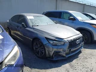 ✅ 2020 Infiniti Q50 Pure • VIN: JN1EV7AP3LM208059 • Lot: 42017901. Listed on IAAI with 47,185 mi. Free auction sales archive from the USA and detailed vehicle history report at DreamBid. Image 1.