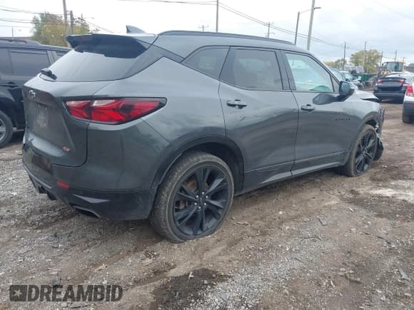 ✅ 2019 Chevrolet Blazer RS • VIN: 3GNKBERS2KS644638 • Lot: 43584906. Listed on IAAI with 134,309 mi. Free auction sales archive from the USA and detailed vehicle history report at DreamBid. Image 4.