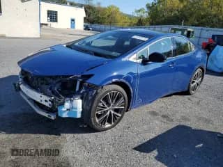 2024 Toyota Prius LE with VIN JTDADABU5R3011084, listed as a Copart auction lot 81440175 with 16,287 mi miles and Salvage title. Bid and sale history available at DreamBid. Image 1.