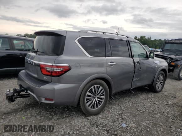 ✅ 2022 Nissan Armada SL • VIN: JN8AY2BC5N9161368 • Lot: 66719295. Listed on Copart with 59,772 mi. Free auction sales archive from the USA and detailed vehicle history report at DreamBid. Image 3.