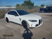 ✅ 2022 BMW M3 Competition xDrive • VIN: WBS43AY03NFL95677 • Lot: 43866136. Listed on IAAI with 40,110 mi. Free auction sales archive from the USA and detailed vehicle history report at DreamBid. Image 1.