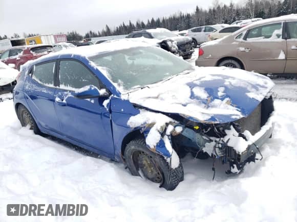 2019 Hyundai Veloster Premium z VIN KMHTG6AF9KU008054, wystawiony jako Copart lot #86195724 z przebiegiem 108 116 mil mil oraz Szkoda całkowita • Salvage title. Historia ofert i sprzedaży dostępna na DreamBid. Obrazek 4.