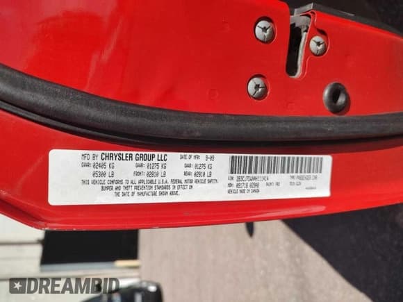 ✅ 2010 Dodge Challenger SRT-8 • VIN: 2B3CJ7DWXAH111414 • Лот: 93112285. Опубликован ранее на Copart с пробегом 80 315 миль. Бесплатный доступ к архиву аукционных продаж из США и подробный отчёт об истории автомобиля на DreamBid. Изображение 10.