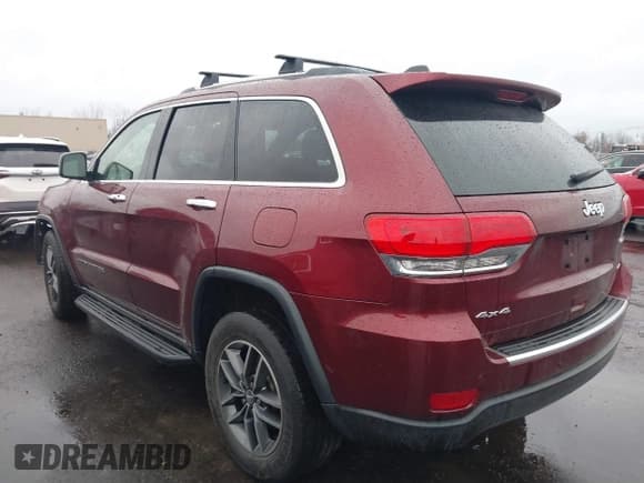 ✅ 2018 Jeep Grand Cherokee Limited • VIN: 1C4RJFBG9JC484557 • Lot: 43776156. Listed on IAAI with 112,103 mi. Free auction sales archive from the USA and detailed vehicle history report at DreamBid. Image 3.
