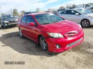 ✅ 2013 Toyota Corolla L • VIN: 2T1BU4EE8DC032747 • Lot: 43629840. Listed on IAAI with 110,954 mi. Free auction sales archive from the USA and detailed vehicle history report at DreamBid. Image 1.