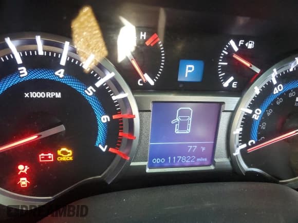 ✅ 2017 Toyota 4Runner SR5 Premium • VIN: JTEBU5JR5H5456822 • Лот: 89893925. Опубликован ранее на Copart с пробегом 117 822 миль. Бесплатный доступ к архиву аукционных продаж из США и подробный отчёт об истории автомобиля на DreamBid. Изображение 9.