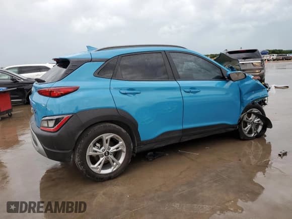 ✅ 2023 Hyundai Kona SEL • VIN: KM8K62AB9PU981382 • Lot: 57020654. Listed on Copart with 18,878 mi. Free auction sales archive from the USA and detailed vehicle history report at DreamBid. Image 3.