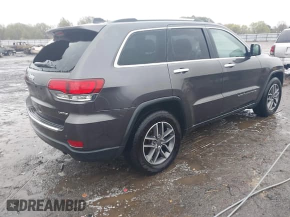 ✅ 2020 Jeep Grand Cherokee Limited X • VIN: 1C4RJEBG4LC266121 • Lot: 43777139. Listed on IAAI with 124,722 mi. Free auction sales archive from the USA and detailed vehicle history report at DreamBid. Image 4.