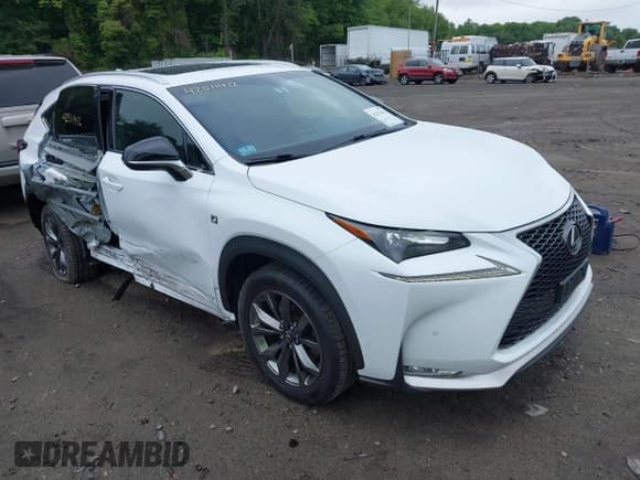 ✅ 2017 Lexus NX 200t • VIN: JTJYARBZ3H2067690 • Lot: 42511412. Listed on IAAI with 119,606 mi. Free auction sales archive from the USA and detailed vehicle history report at DreamBid. Image 1.