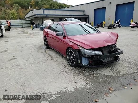 ✅ 2023 Hyundai Elantra N Line • VIN: KMHLR4AFXPU480009 • Lot: 86874635. Listed on Copart with 41,362 mi. Free auction sales archive from the USA and detailed vehicle history report at DreamBid. Image 13.