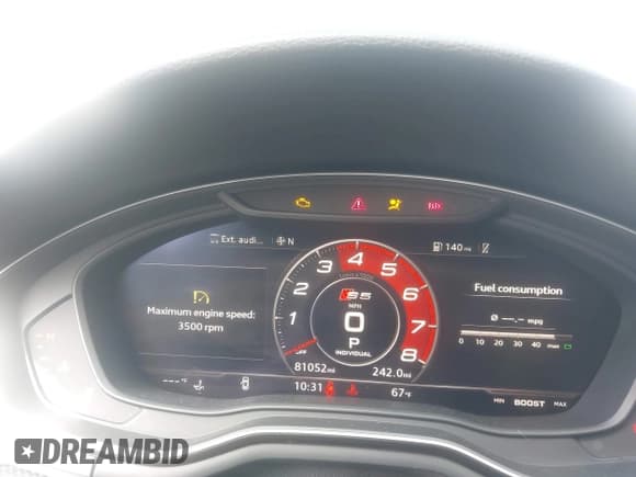 ✅ 2018 Audi S5 Sportback Prestige • VIN: WAUC4CF5XJA010890 • Лот: 41988541. Опубликован ранее на IAAI с пробегом 81 052 миль. Бесплатный доступ к архиву аукционных продаж из США и подробный отчёт об истории автомобиля на DreamBid. Изображение 7.