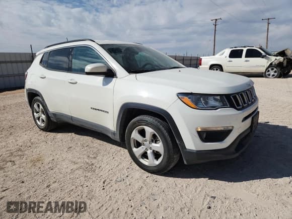 ✅ 2019 Jeep Compass Latitude • VIN: 3C4NJCBB8KT855926 • Lot: 89846255. Listed on Copart with 76,243 mi. Free auction sales archive from the USA and detailed vehicle history report at DreamBid. Image 4.