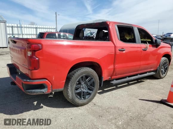 ✅ 2022 Chevrolet Silverado 1500 Custom • VIN: 1GCPABEK9NZ631964 • Lot: 49977225. Listed on Copart with Not provided. Free auction sales archive from the USA and detailed vehicle history report at DreamBid. Image 3.
