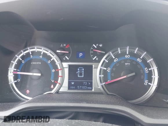 ✅ 2017 Toyota 4Runner SR5 • VIN: JTEBU5JR1H5443565 • Lot: 41503001. Listed on IAAI with 57,183 mi. Free auction sales archive from the USA and detailed vehicle history report at DreamBid. Image 7.