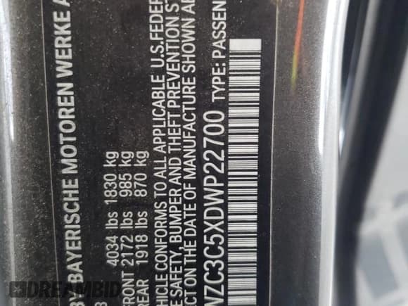 ✅ 2013 MINI Countryman S • VIN: WMWZC3C5XDWP22700 • Lot: 57153995. Listed on Copart with 108,344 mi. Free auction sales archive from the USA and detailed vehicle history report at DreamBid. Image 13.