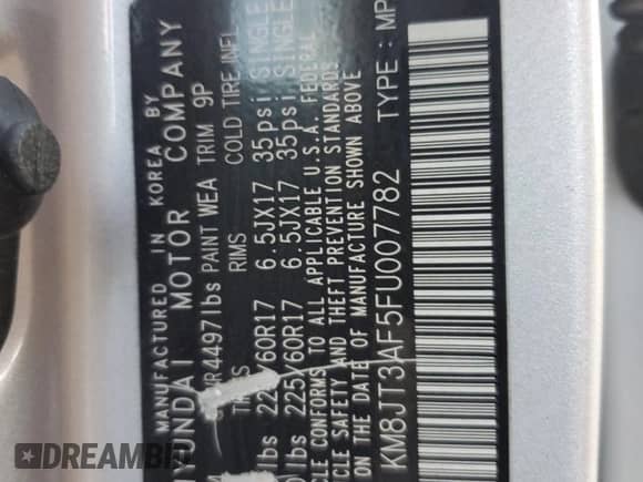 2015 Hyundai Tucson GLS z VIN KM8JT3AF5FU007782, wystawiony jako Copart lot #78514613 z przebiegiem 144 420 mil mil oraz . Historia ofert i sprzedaży dostępna na DreamBid. Obrazek 12.