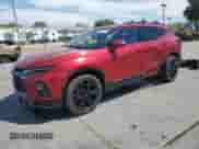 2020 Chevrolet Blazer RS z VIN 3GNKBERS5LS642724, wystawiony jako Copart lot #69592175 z przebiegiem 24 737 mil mil oraz Szkoda całkowita • Salvage title. Historia ofert i sprzedaży dostępna na DreamBid. Obrazek 1.