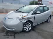 ✅ 2015 Nissan LEAF S • VIN: 1N4AZ0CP6FC326563 • Lot: 43723022. Listed on IAAI with 78,414 mi. Free auction sales archive from the USA and detailed vehicle history report at DreamBid. Image 2.