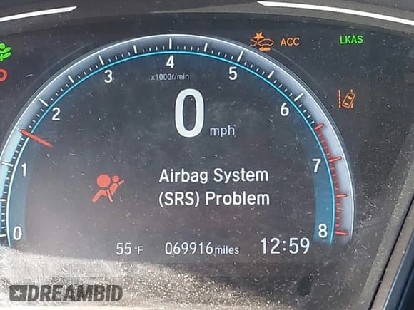 ✅ 2019 Honda Civic EX • VIN: SHHFK7H64KU425200 • Lot: 43564457. Listed on IAAI with 69,916 mi. Free auction sales archive from the USA and detailed vehicle history report at DreamBid. Image 16.