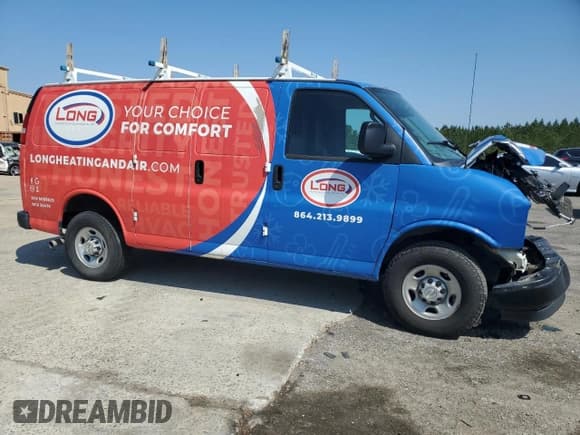 ✅ 2022 Chevrolet Express Cargo • VIN: 1GCWGAFPXN1268703 • Lot: 52439515. Listed on Copart with 63,576 mi. Free auction sales archive from the USA and detailed vehicle history report at DreamBid. Image 4.