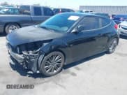 ✅ 2013 Hyundai Veloster w/Black Int • VIN: KMHTC6AD0DU133862 • Lot: 42824259. Listed on IAAI with 133,990 mi. Free auction sales archive from the USA and detailed vehicle history report at DreamBid. Image 2.