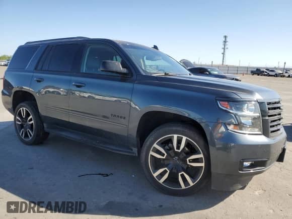 2019 Chevrolet Tahoe Premier z VIN 1GNSKCKJ9KR200083, wystawiony jako Copart lot #57910955 z przebiegiem 53 126 mil mil oraz Szkoda całkowita • Salvage title. Historia ofert i sprzedaży dostępna na DreamBid. Obrazek 4.