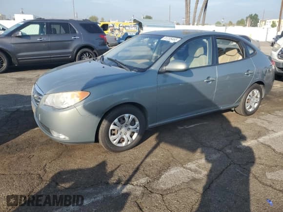 ✅ 2010 Hyundai Elantra SE • VIN: KMHDU4AD8AU127311 • Lot: 91235465. Listed on Copart with 170,690 mi. Free auction sales archive from the USA and detailed vehicle history report at DreamBid. Image 1.