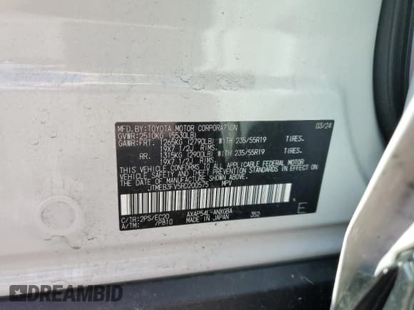 ✅ 2024 Toyota RAV4 XSE • VIN: JTMEB3FV5RD200575 • Лот: 84214365. Опубликован ранее на Copart с пробегом 11 929 миль. Бесплатный доступ к архиву аукционных продаж из США и подробный отчёт об истории автомобиля на DreamBid. Изображение 14.