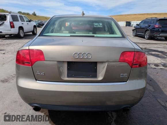 ✅ 2005 Audi A4 3.2L • VIN: WAUDG68E05A501839 • Lot: 66641335. Wystawiony na Copart z przebiegiem 118 227 mil. Bezpłatny archiwum sprzedaży aukcyjnych z USA i szczegółowy raport historii pojazdu na DreamBid. Zdjęcie 6.