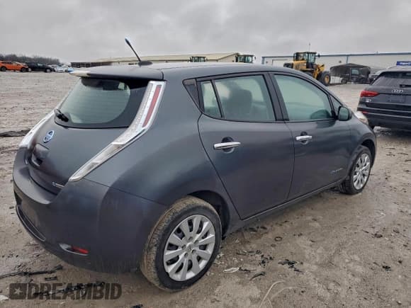 ✅ 2013 Nissan LEAF SL • VIN: 1N4AZ0CP8DC419310 • Lot: 95695195. Listed on Copart with 92,635 mi. Free auction sales archive from the USA and detailed vehicle history report at DreamBid. Image 3.