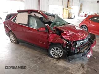 2020 Chevrolet Equinox LT z VIN 2GNAXJEV9L6261995, wystawiony jako IAAI lot #43299807 z przebiegiem Nie podano mil oraz . Historia ofert i sprzedaży dostępna na DreamBid. Obrazek 1.