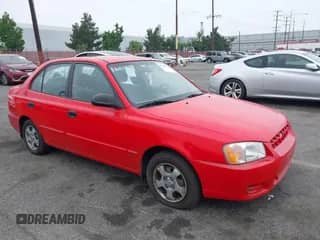 2000 Hyundai Accent with VIN KMHCG45G5YU065657, listed as a IAAI auction lot 42586128 with 132,538 mi miles and . Bid and sale history available at DreamBid. Image 1.