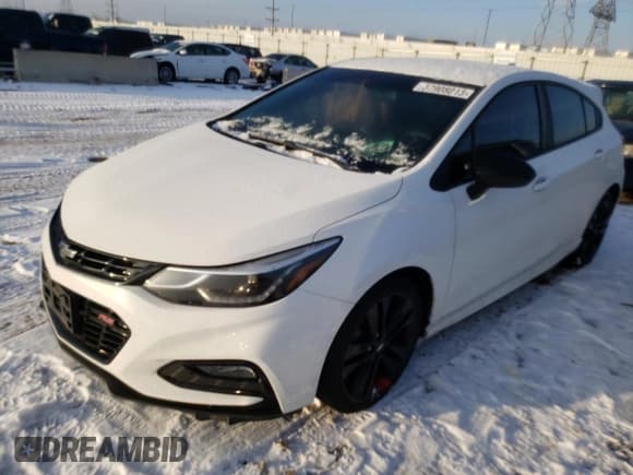 ✅ 2018 Chevrolet Cruze LT • VIN: 3G1BE6SM3JS596849 • Lot: 37908013. Listed on Copart with 94,464 mi. Free auction sales archive from the USA and detailed vehicle history report at DreamBid. Image 1.