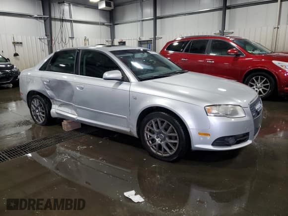 ✅ 2008 Audi A4 2.0T • VIN: WAUDF78E78A067769 • Lot: 90471675. Listed on Copart with 155,875 mi. Free auction sales archive from the USA and detailed vehicle history report at DreamBid. Image 4.