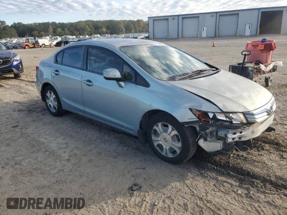 ✅ 2012 Honda Civic • VIN: JHMFB4F23CS004961 • Lot: 87414795. Listed on Copart with 172,505 mi. Free auction sales archive from the USA and detailed vehicle history report at DreamBid. Image 4.