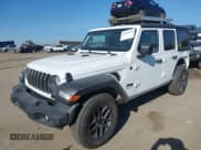 ✅ 2025 Jeep Wrangler Sport S • VIN: 1C4PJXDN1SW555534 • Lot: 43826754. Listed on IAAI with 20,970 mi. Free auction sales archive from the USA and detailed vehicle history report at DreamBid. Image 18.