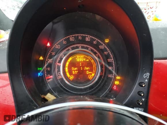 ✅ 2013 FIAT 500 Sport • VIN: 3C3CFFBR7DT512796 • Лот: 86806015. Опубликован ранее на Copart с пробегом 78 954 миль. Бесплатный доступ к архиву аукционных продаж из США и подробный отчёт об истории автомобиля на DreamBid. Изображение 9.