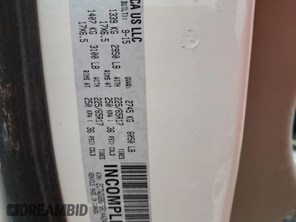 ✅ 2016 Dodge Grand Caravan SE • VIN: 2C7WDGBG7GR144245 • Lot: 90969245. Wystawiony na Copart z przebiegiem Nie podano. Bezpłatny archiwum sprzedaży aukcyjnych z USA i szczegółowy raport historii pojazdu na DreamBid. Zdjęcie 14.