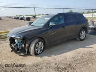 2021 Chevrolet Blazer LT with VIN 3GNKBDRS3MS503641, listed as a Copart auction lot 66781684 with 114,137 mi miles and Salvage title. Bid and sale history available at DreamBid. Image 1.