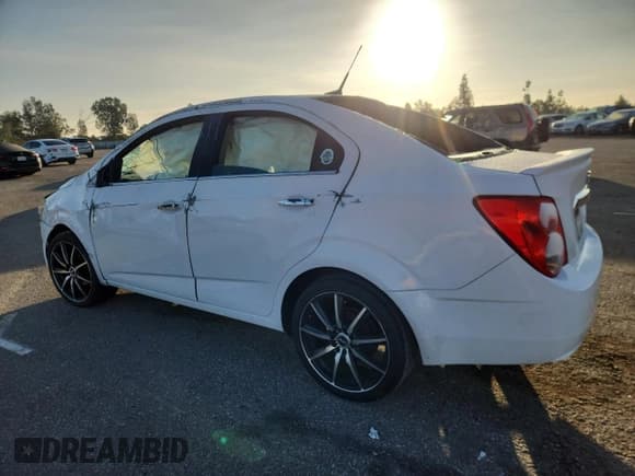 ✅ 2014 Chevrolet Sonic LTZ • VIN: 1G1JE5SG1E4127653 • Lot: 93331635. Listed on Copart with Not provided. Free auction sales archive from the USA and detailed vehicle history report at DreamBid. Image 2.