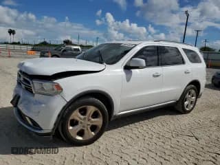 ✅ 2015 Dodge Durango Limited • VIN: 1C4RDJDG9FC161494 • Lot: 89914635. Listed on Copart with 139,185 mi. Free auction sales archive from the USA and detailed vehicle history report at DreamBid. Image 1.